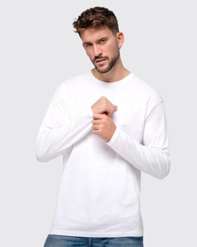 Koszulka męska JHK Regular z długim rękawem